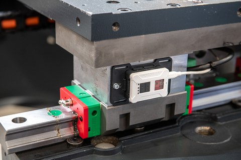 XDK Sensor am smarten Maschinenbett