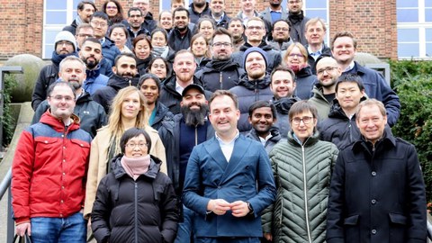 Gruppenfoto der Teilnehmenden zum Kick-Off des SPP 2489