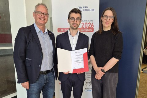 Dr. Clemens Bilsing gewinnt DGaO Nachwuchspreis 2025 