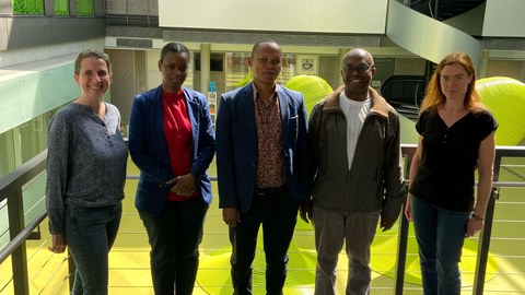 Gruppenbild Besuch von Wissenschaftler:innen aus Tansania.