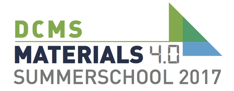 Logo of the DCMS Summer school Materials 4.0 in 2017