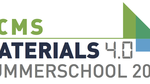 Logo of the DCMS Summer school Materials 4.0 in 2017