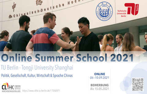 Poster zur Ankündigung der Online Summer School 