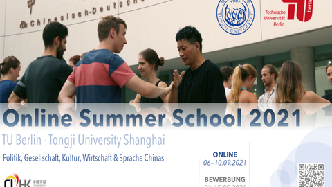 Poster zur Ankündigung der Online Summer School 