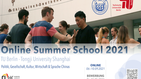 Poster zur Ankündigung der Online Summer School 