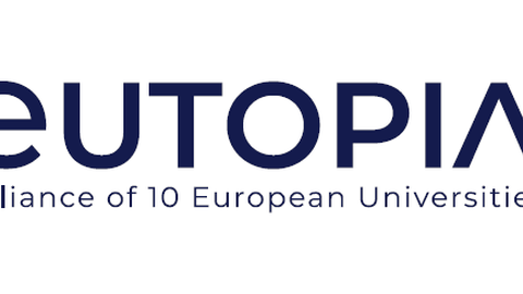 EUTOPIA Logo blauer Text