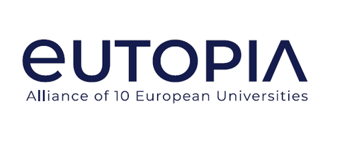 EUTOPIA Logo blauer Text