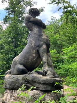 Zentaur Statue im Dresdner Albertpark