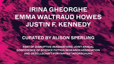 Poster der Veranstaltung "Contactics: Science Fiction in Performance"
