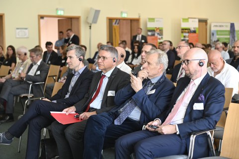seated audience during a lecture