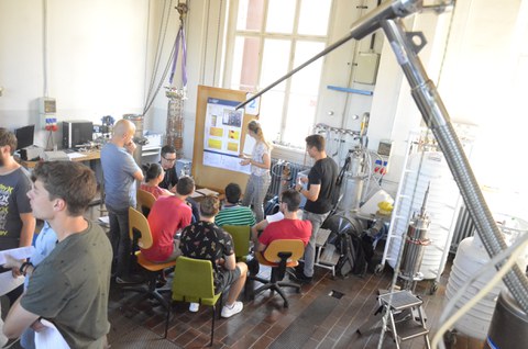 Studierende bei einem Workshop