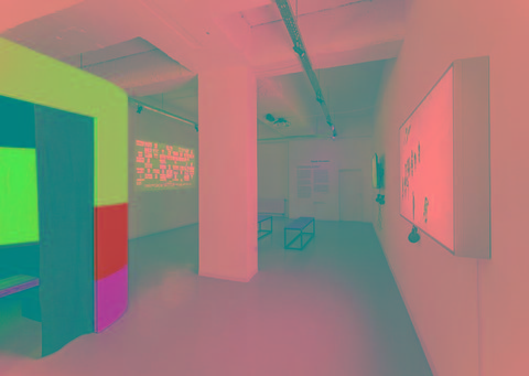 Room in the exhibition “Gefährliche Grenze”.
