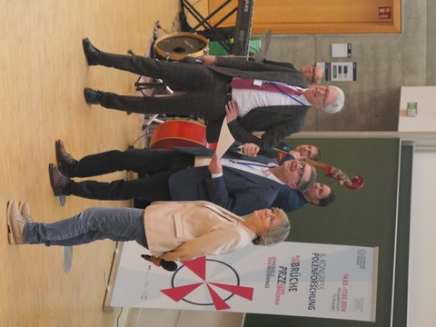 Speakers at a congress.