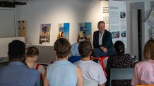 Eröffnung des Labs durch Peter Rosenbaum, Leiter des International Office