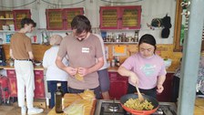 Gemeinsames Kochen in der Alten Gärtnerei