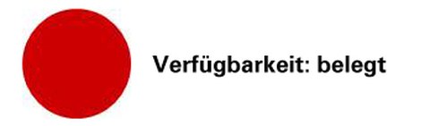 Ampel rot - Verfügbarkeit belegt