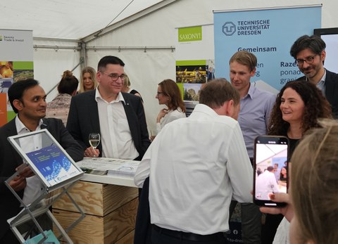 TU Dresden beim Sommerfest des Generalkonsulats der BRD in Wroclaw 2024