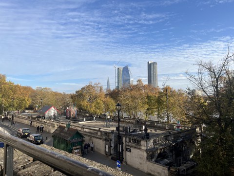 Aussicht auf London vom Strand Campus King's College London