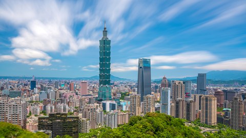 Foto des höchsten Gebäudes in Taiwan