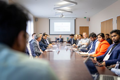 Round Table zum Thema "Strengthening Indo-German Start-up Collaboration" in der Indischen Botschaft in Berlin