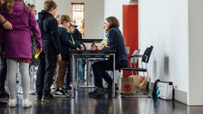 Impressionen von der Kinder-Uni mit Dr. Birgit Böhme