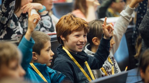 Impressionen von der Kinder-Uni mit Dr. Judith Konantz