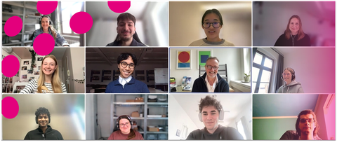 Das Studierendenteam im Projekt von corporate friends® mit Vertreter:innen von Unternehmen und TUD