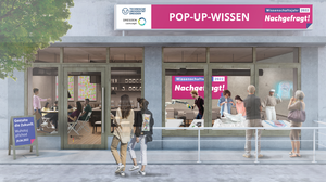 So könnte der POP-UP-Wissensstore in Weißwasser aussehen