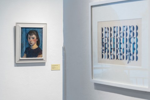 Ausstellungsansicht Sonderausstellung Ostmoderne #2. Der Kunstbesitz der 1960er-Jahre in der Altana Galerie der Kustodie der TU Dresden, September 2020 bis Januar 2021