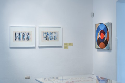 Ausstellungsansicht Sonderausstellung Ostmoderne #2. Der Kunstbesitz der 1960er-Jahre in der Altana Galerie der Kustodie der TU Dresden, September 2020 bis Januar 2021