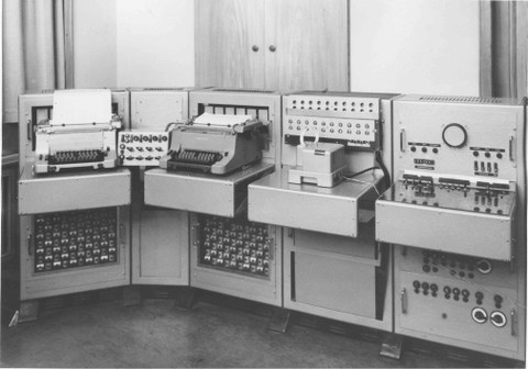 Der Rechenautomat D 2, Bedienpult, um 1958