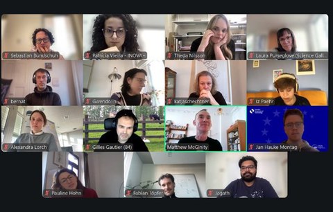 Zoom Screenshot vom Final Workshop