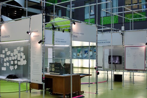 Blick in die Pilotausstellung des ISL