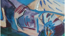 Petra Kasten: Liegende, 1988