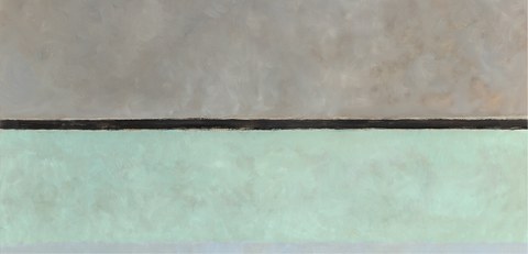 Peter Albert - Horizont (Ausschnitt); 2011; Öl auf Leinwand; 130 x 200 cm; Kunstbesitz der Kustodie der TU Dresden; Inv.-Nr. KB3573 