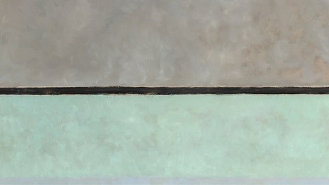 Peter Albert - Horizont (Ausschnitt); 2011; Öl auf Leinwand; 130 x 200 cm; Kunstbesitz der Kustodie der TU Dresden; Inv.-Nr. KB3573 