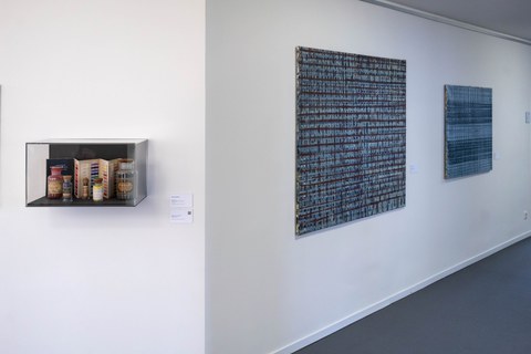 Werke von Petra Kasten und Exponate aus den Sammlungen der Kustodie im Rektorat