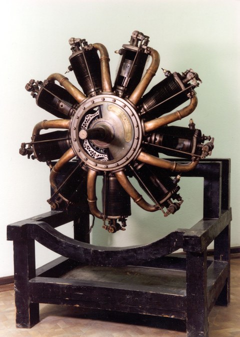 Flugzeugmotor, 9-Zylinder Stern-Umlaufmotor, Gnome et Rhône 1913