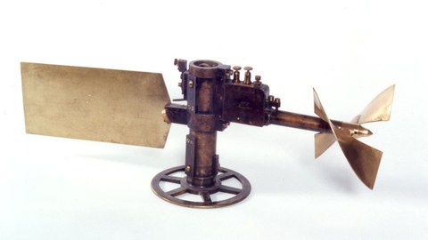 Ottflügel zur Messung der Strömungsgeschwindigkeit, um 1890