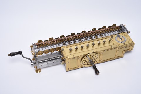 Nachbau der Rechenmaschine von Leibniz