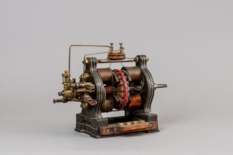 Gleichstrommotor, Kummer & Co, Dresden um 1890