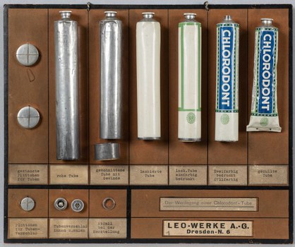 Der Werdegang einer Chlorodont-Tube