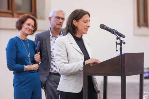 Impressionen von den Abendveranstaltungen im Albertinum und der HfBK am 26.09.2024