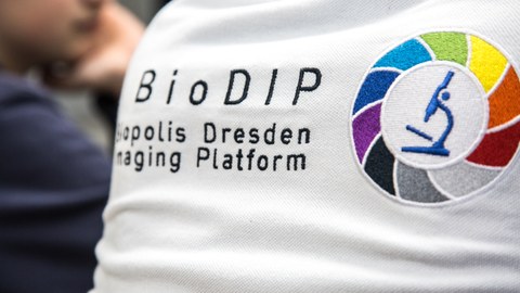 Biodip-Logo auf T-Shirt