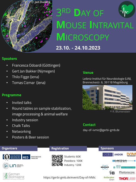 Flyer Save the Date. Day of Microscopy