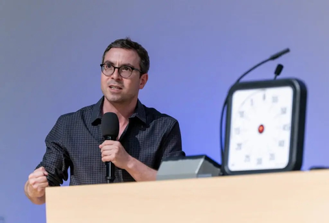 Presenter and medievalist Simon Hauser