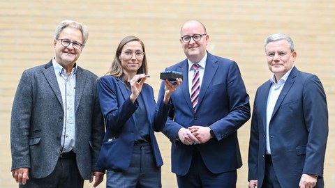 Pressebild Semmler, Altmann, Hauer, Kiehntopf gemeinsam nebeneinander