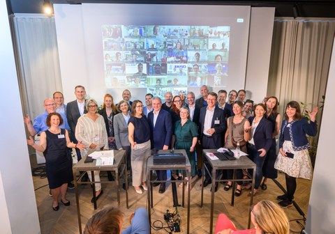 Group photo from the kick-off meeting to establish the biobank platform