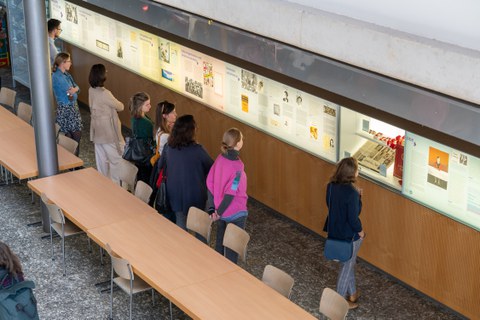 Die Ausstellung im Foyer des MTZ