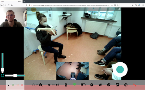 Teilnehmerperspektive: Student Lennart Kröger nimmt von zu Hause an einer MITZ-Lehreinheit teil